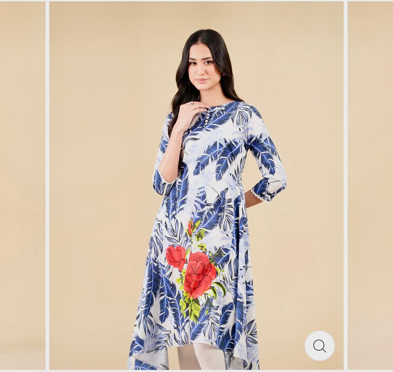 A-Line Lawn kurti