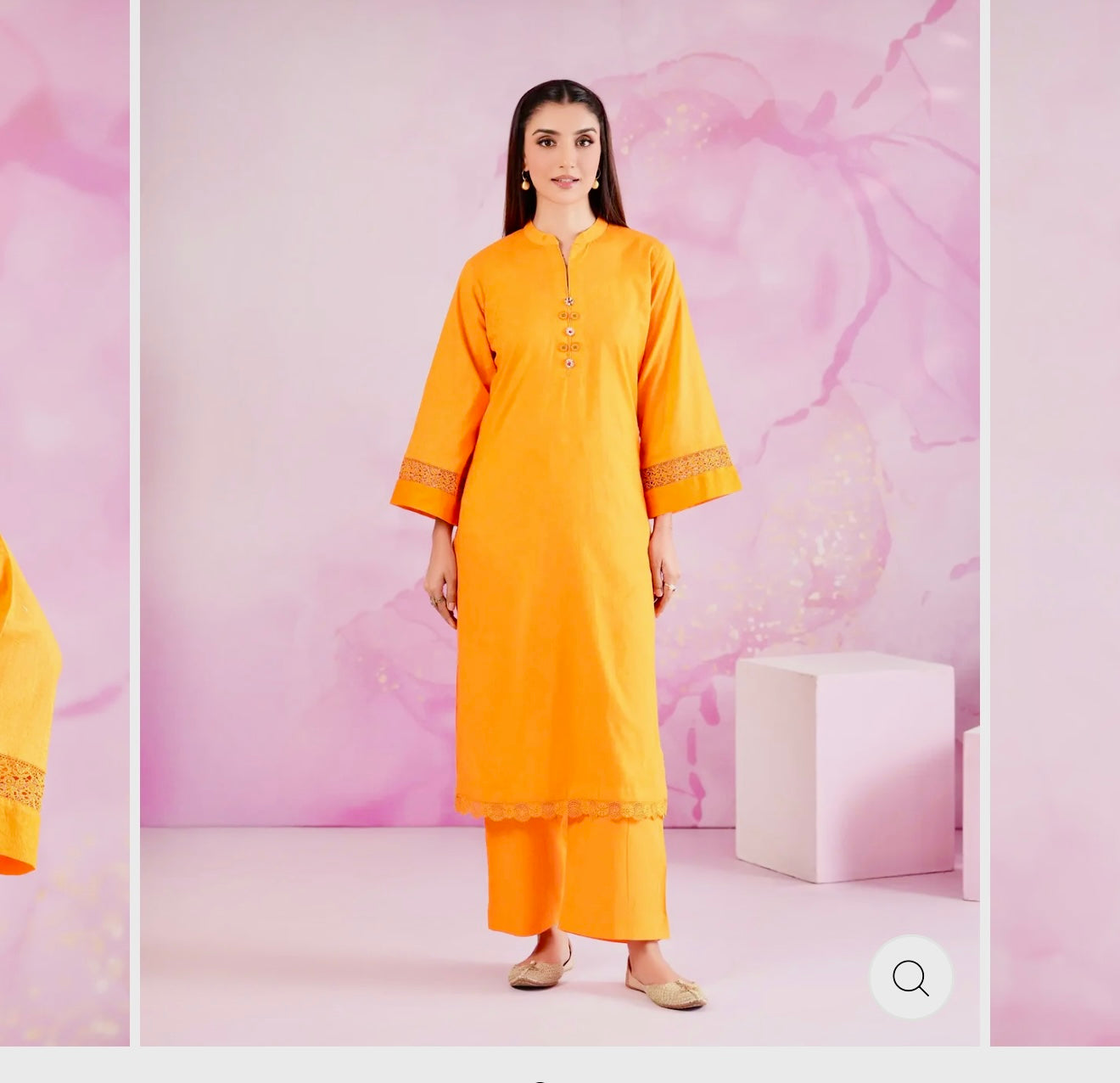 Vibrant jacquard 2 pc cotton suit – chic comfort for every occasion
